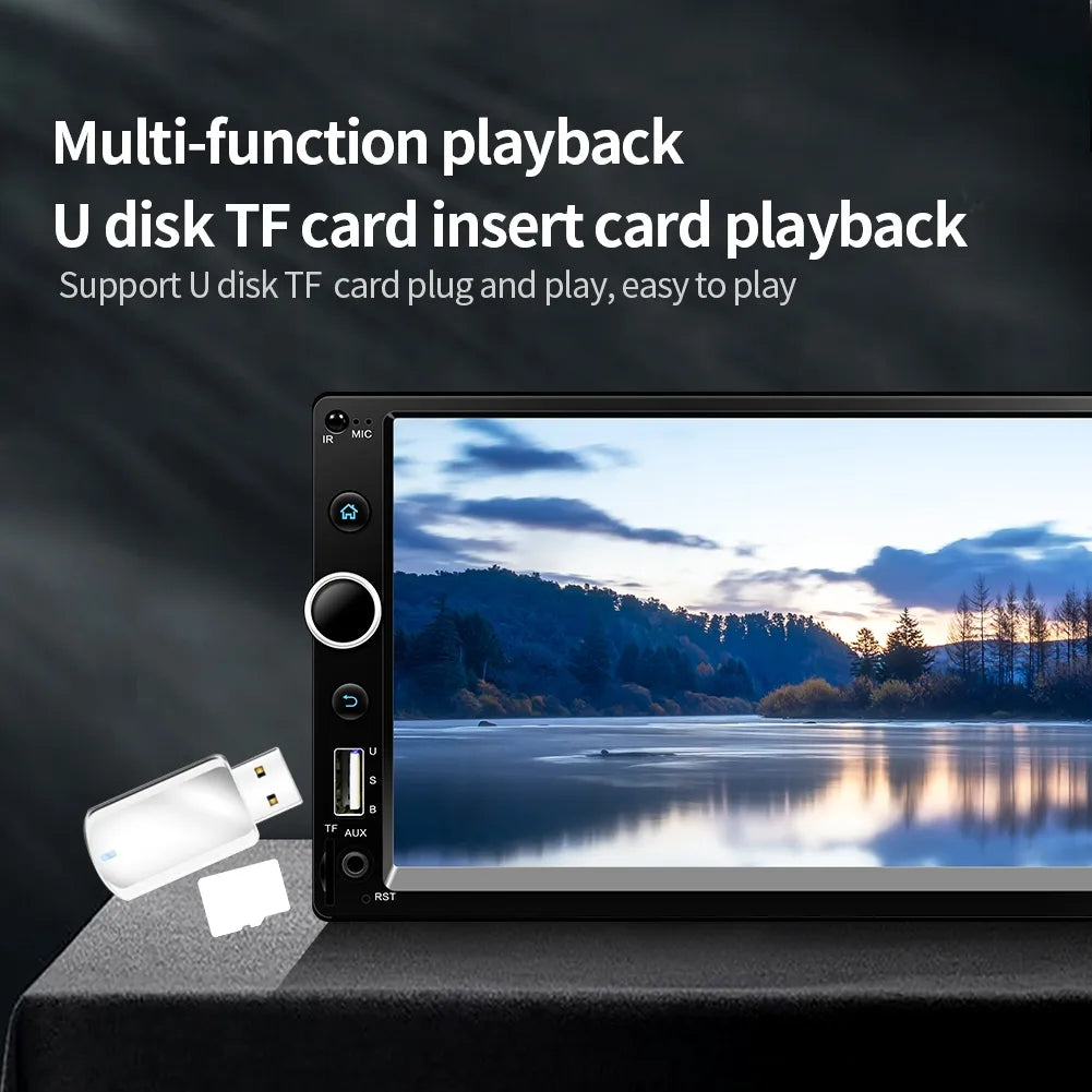 7520 7-inch Touch Screen Double Din Car MP5 Player Bluetooth Hands-free Call FM Radio Media Player 7520 7-inch Touch Screen Double Din Car MP5 Player Bluetooth Hands-free Call FM Radio Media Player
